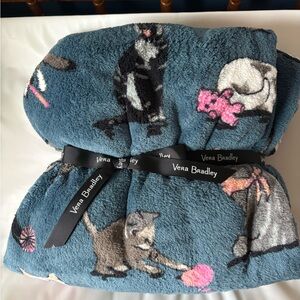 Vera Bradley Cat Throw Blanket